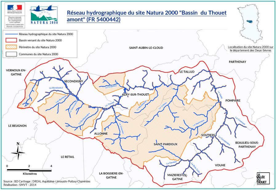 carte reseau hydrographique natura 2000